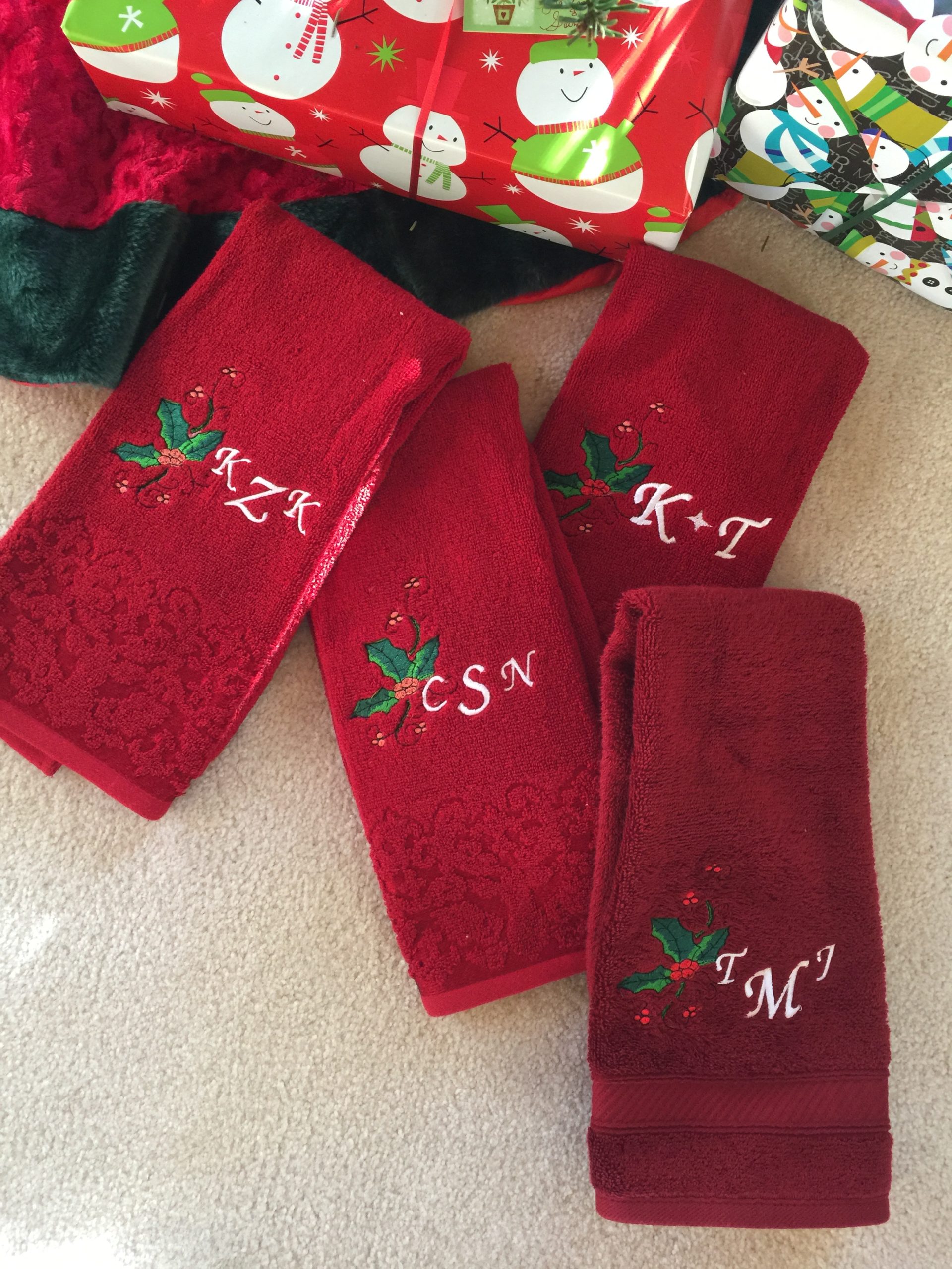 Christmas Towels Enzyn Designs